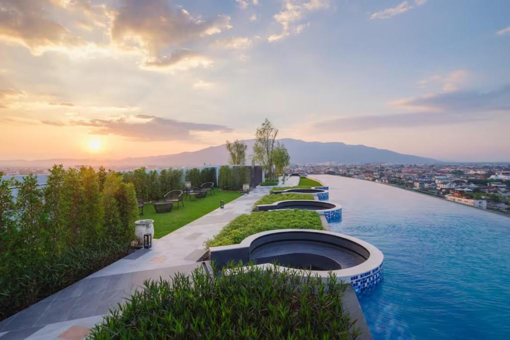 Astra Sky River Paronama Pool Luxury Changklan Chiang Mai Zewnętrze zdjęcie